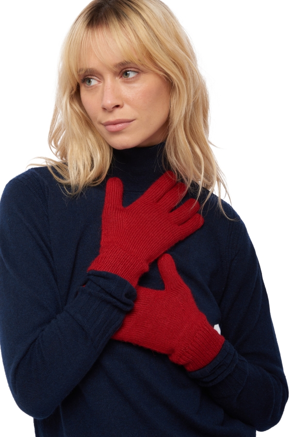 Baby Alpaca accessories gloves manine alpa red 21 x 12 cm